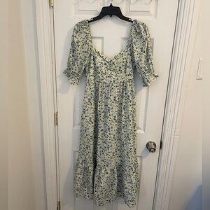 Abercrombie & Fitch Floral Midi Dress